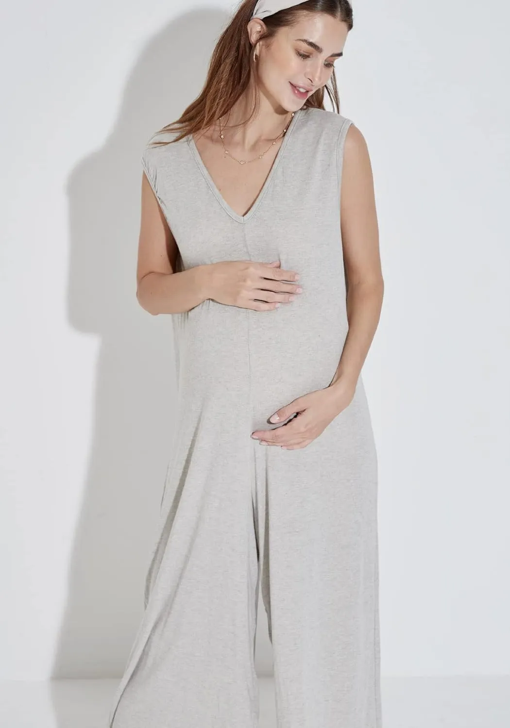 NOTHING FITS BUT Jumpsuits for Women, Soft Angora Gauze Knit Jumpsuit Womens Summer Outfits Maternity Overalls Baggy Rompers