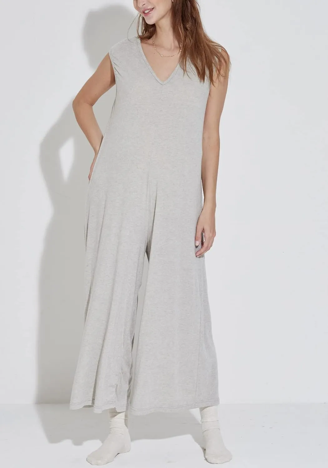 NOTHING FITS BUT Jumpsuits for Women, Soft Angora Gauze Knit Jumpsuit Womens Summer Outfits Maternity Overalls Baggy Rompers