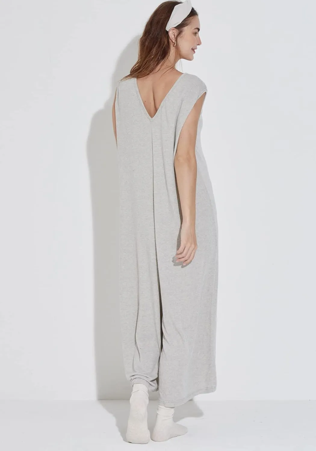 NOTHING FITS BUT Jumpsuits for Women, Soft Angora Gauze Knit Jumpsuit Womens Summer Outfits Maternity Overalls Baggy Rompers
