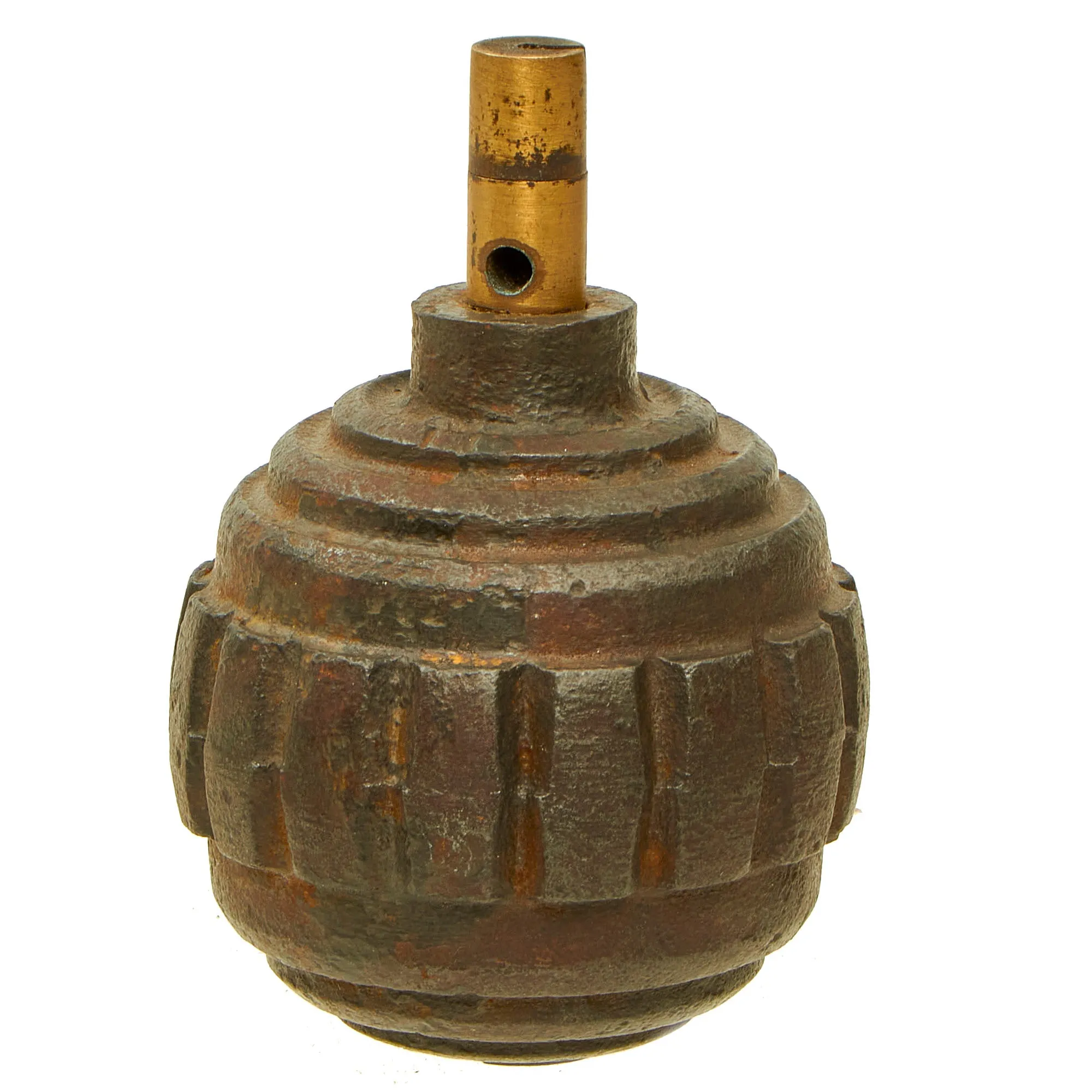 Original Imperial German WWI Model 1915 n/A Ball Hand Fragmentation Inert Grenade - Kugelhandgranate