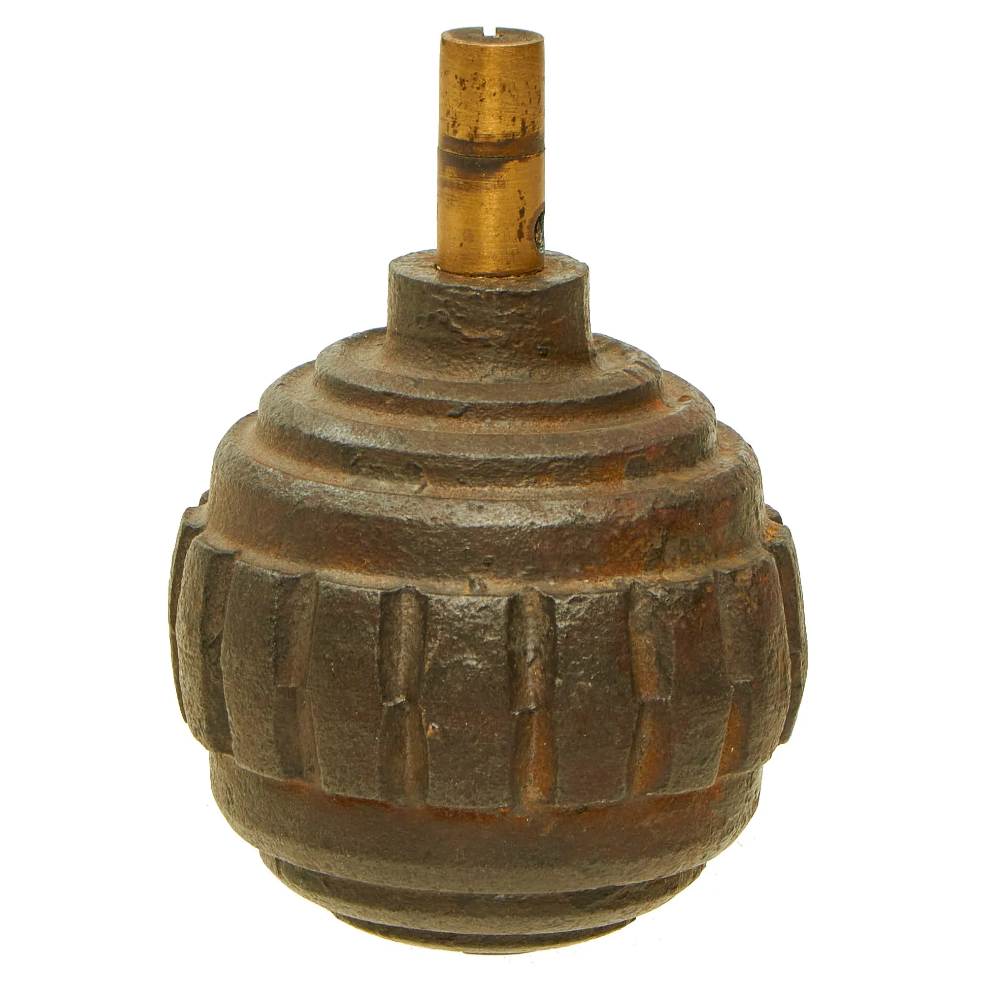 Original Imperial German WWI Model 1915 n/A Ball Hand Fragmentation Inert Grenade - Kugelhandgranate