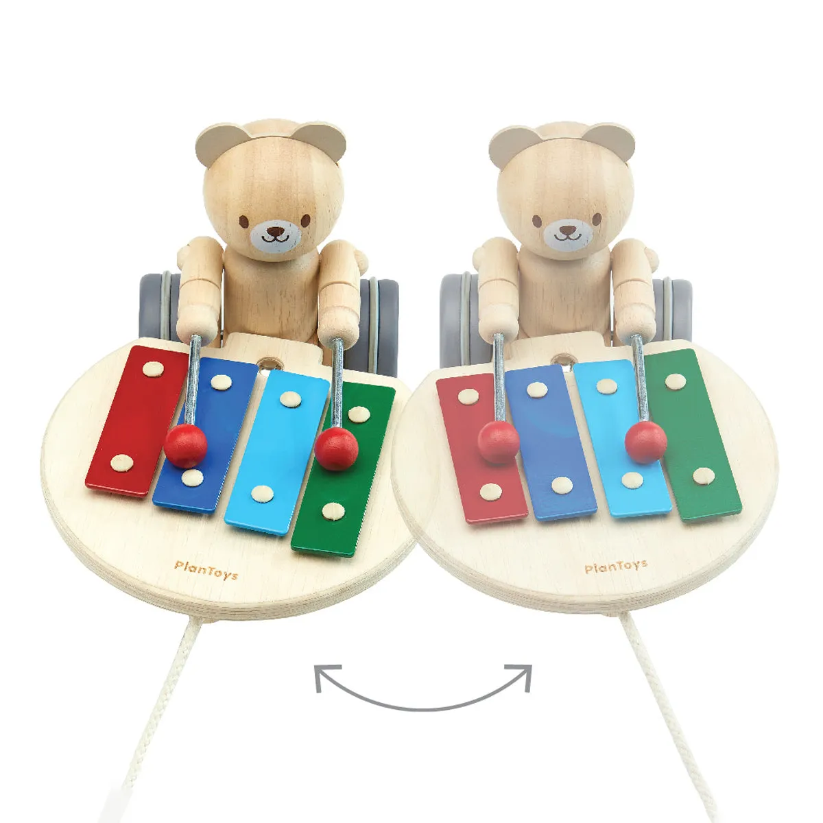 Plan Toys Pull-Along Musical Bear