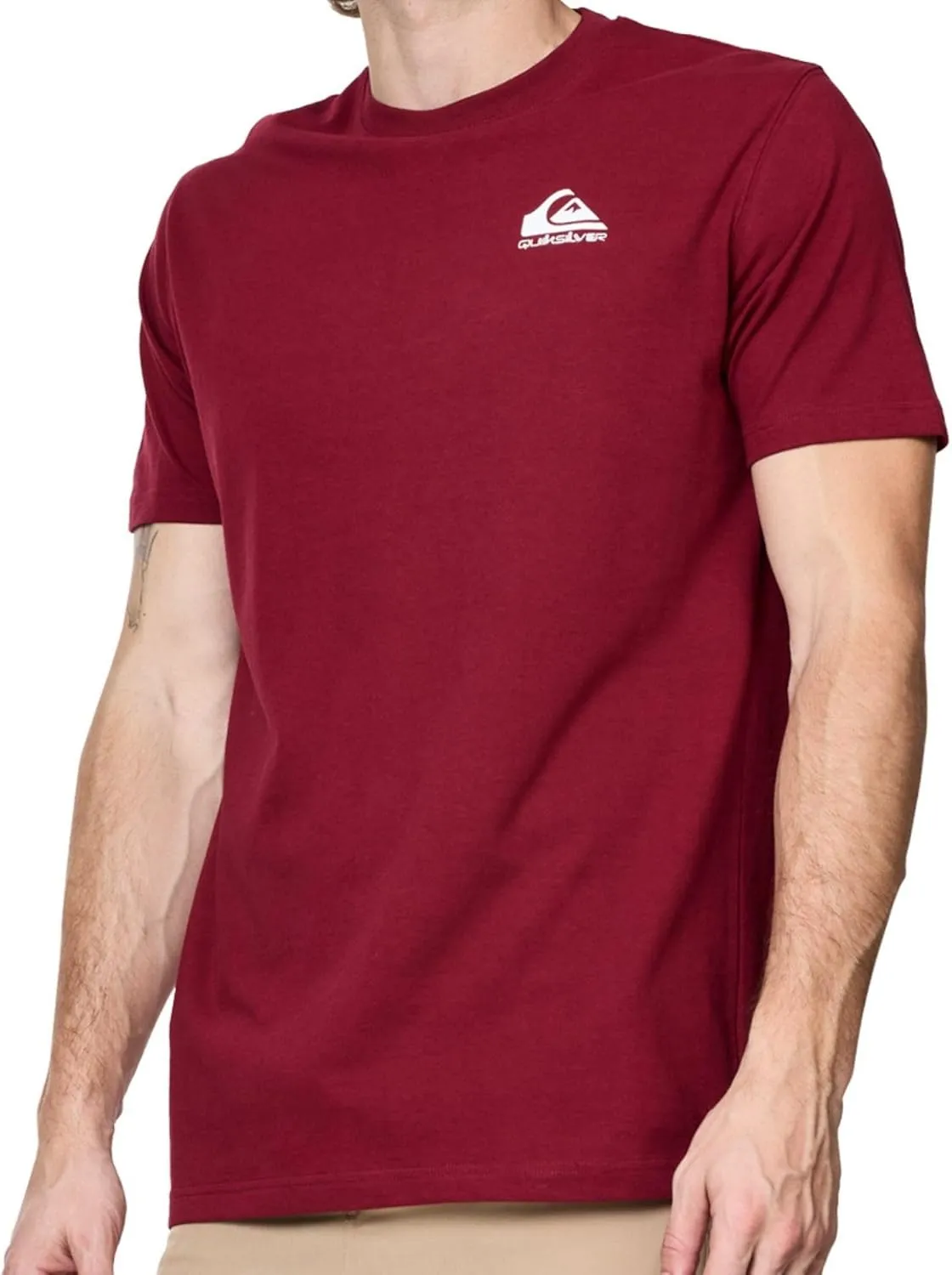 Quiksilver Big and Tall T-Shirts for Men - Mens Short Sleeve Cotton Crewneck Tee