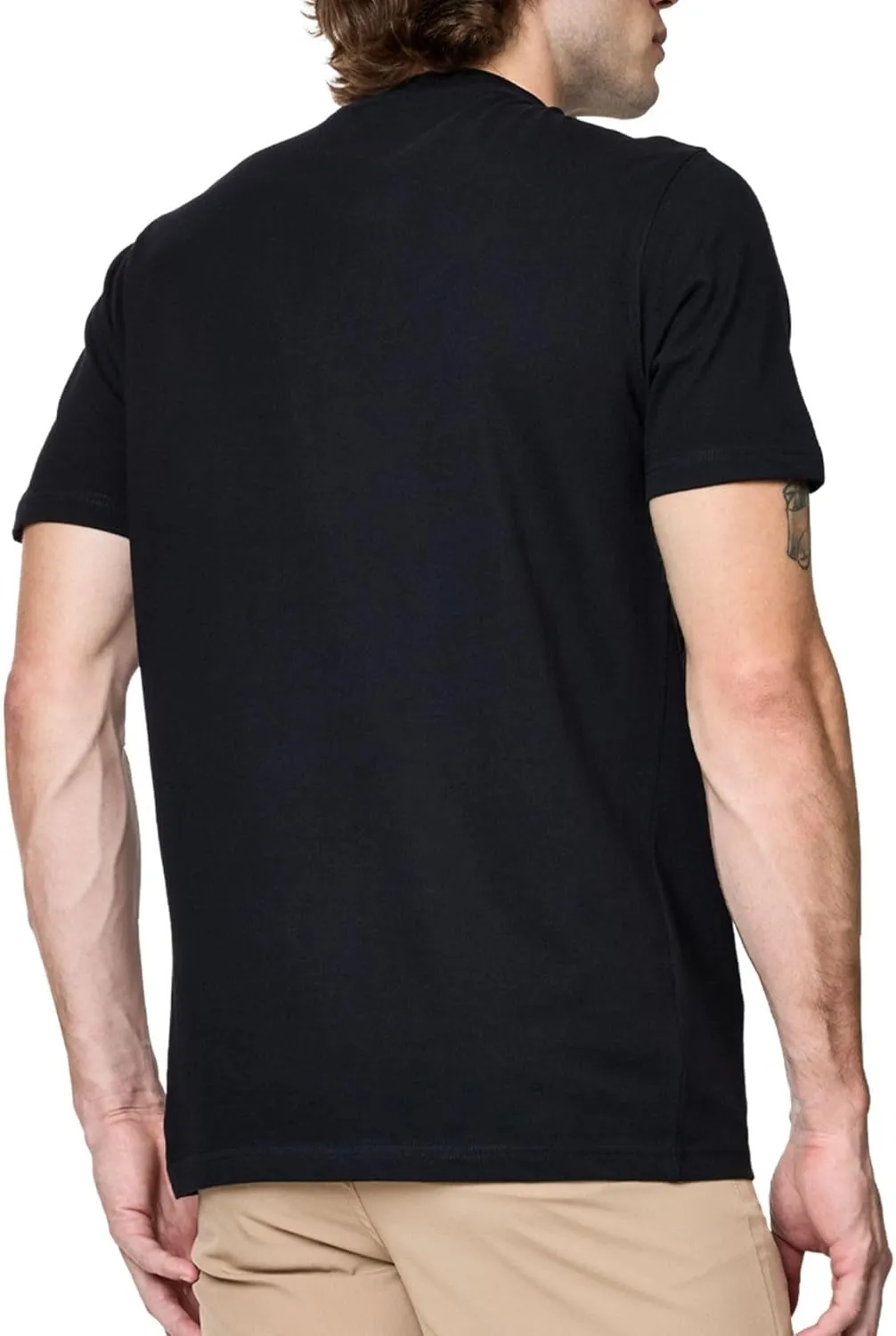 Quiksilver Big and Tall T-Shirts for Men - Mens Short Sleeve Cotton Crewneck Tee