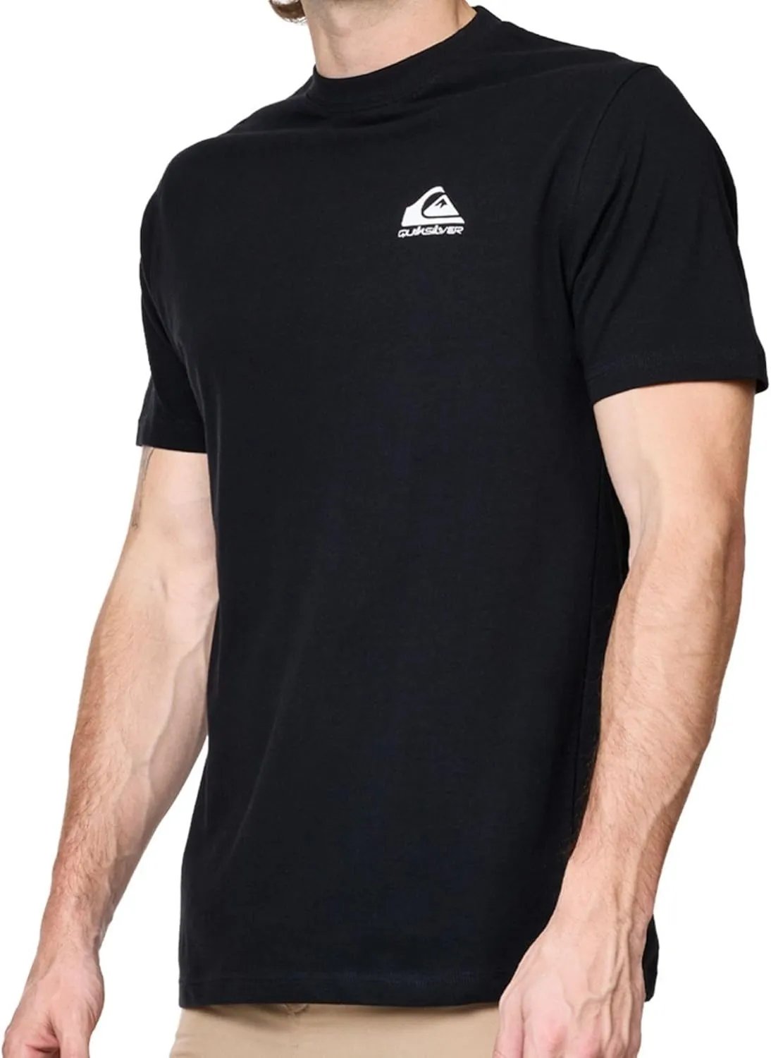 Quiksilver Big and Tall T-Shirts for Men - Mens Short Sleeve Cotton Crewneck Tee