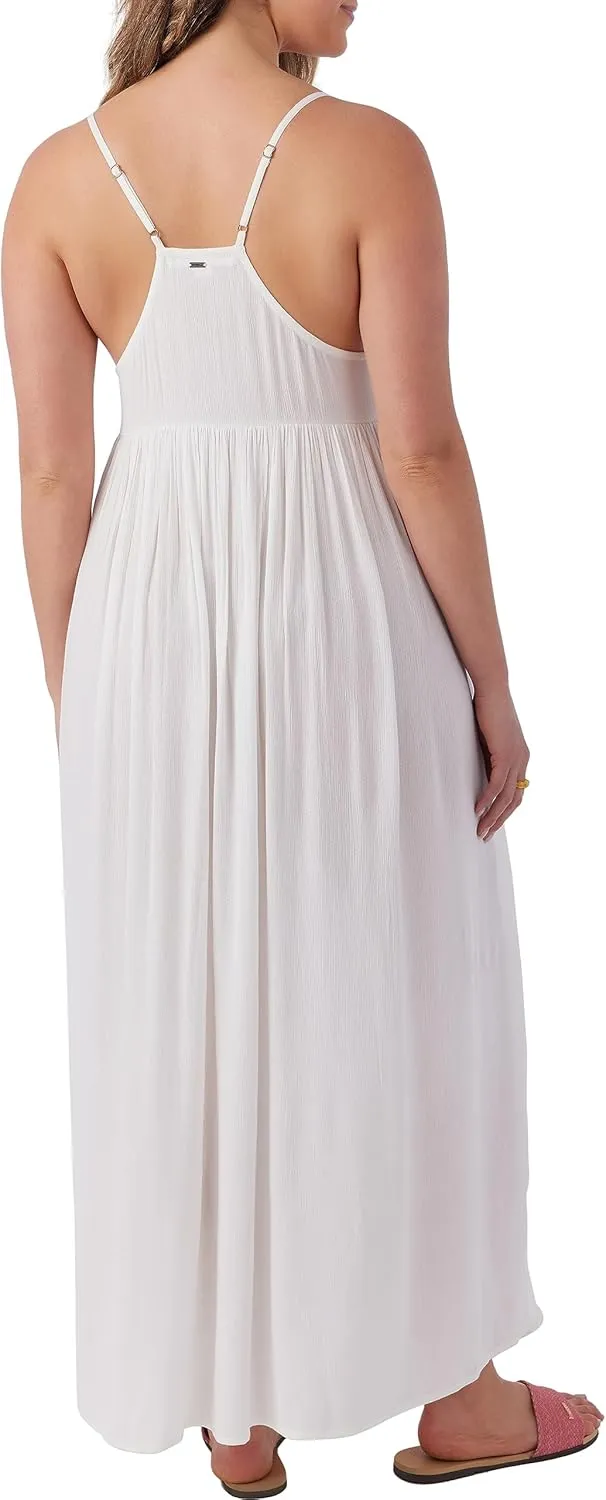 SALTWATER SOLIDS MEL MAXI SWIM COVER-UP