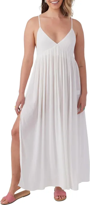 SALTWATER SOLIDS MEL MAXI SWIM COVER-UP
