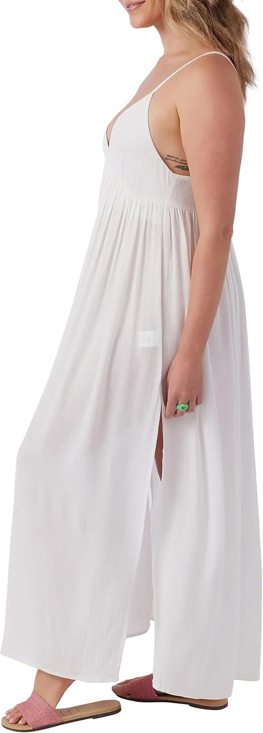 SALTWATER SOLIDS MEL MAXI SWIM COVER-UP
