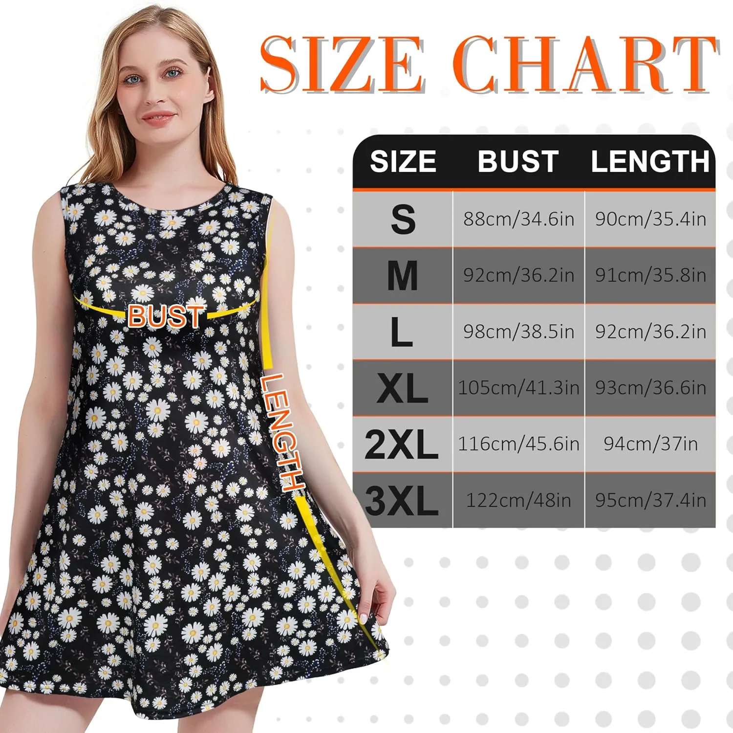 Scotamalone Summer Dresses for Women 2023 Beach Floral Tshirt Sundress Sleeveless Pockets Casual Loose Tank Dress