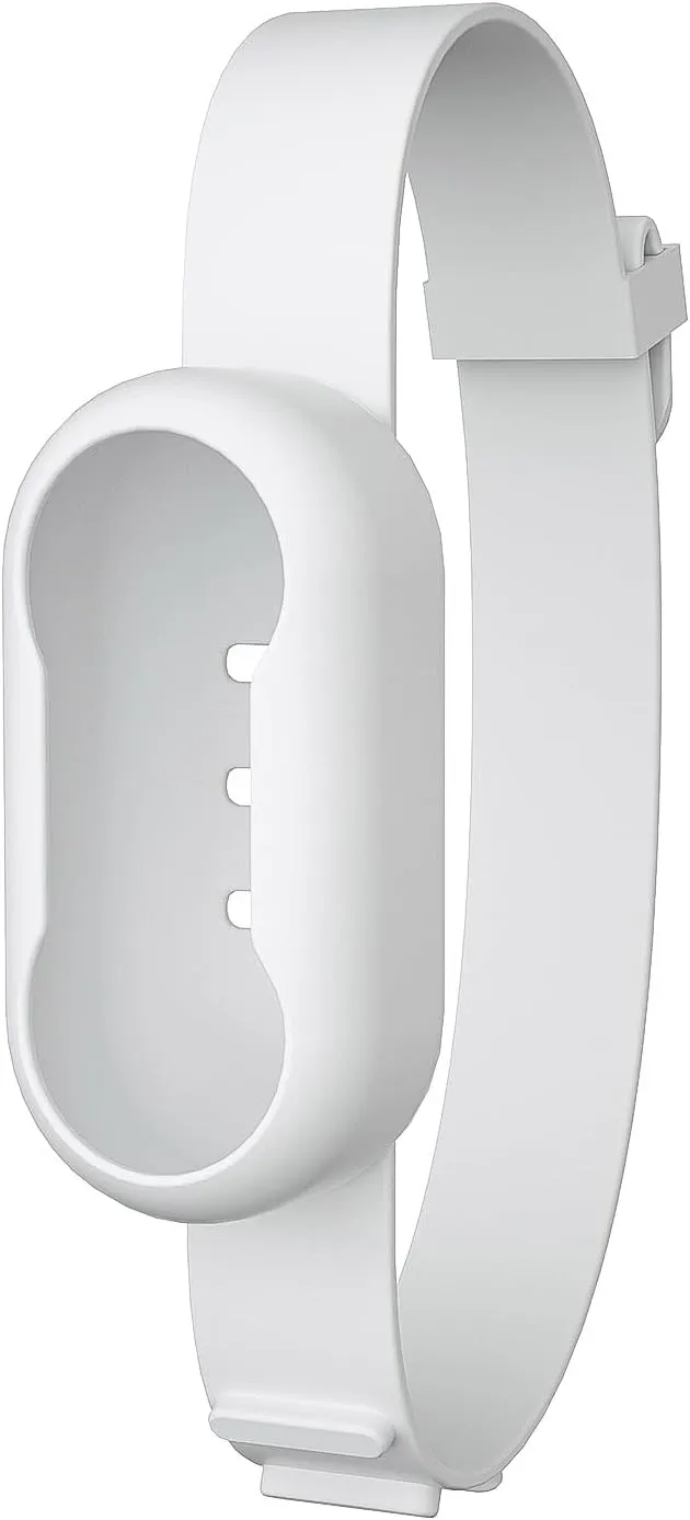 Silicone Protective Case for Thumb-Shape Camera and Multifunctional Strap Compatible with Inta360 GO 3/GO 3S Accessories Soft Protective Cover Anti-lost(White)