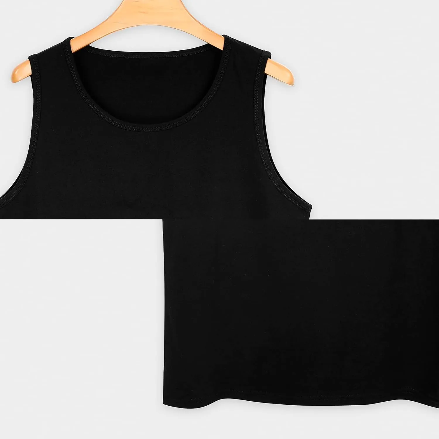 Sloth Hug with Cat Mens Tank Top Cotton Undershirt Crewneck Sleeveless Shirt for Summer