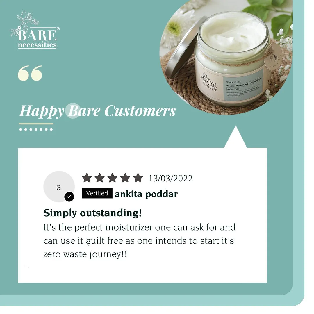 Soak It Up Hydrating Moisturiser | Lightweight Body Lotion - 250g