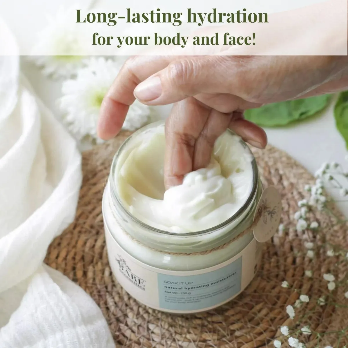 Soak It Up Hydrating Moisturiser | Lightweight Body Lotion - 250g