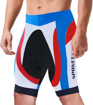 sponeed Men's Cycling Padded Shorts Men Bike Short Pants Cycle Spandex Tights Biking Wear