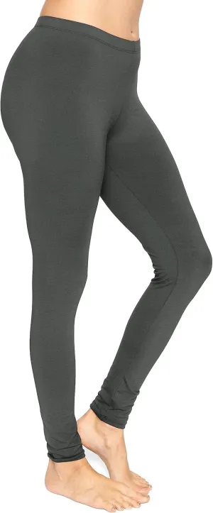 STRETCH IS COMFORT Women's and Plus Size Oh So Soft Full and Knee Length Leggings | Basic Essentials | Small to 7X