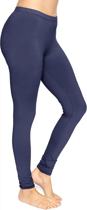 STRETCH IS COMFORT Women's and Plus Size Oh So Soft Full and Knee Length Leggings | Basic Essentials | Small to 7X
