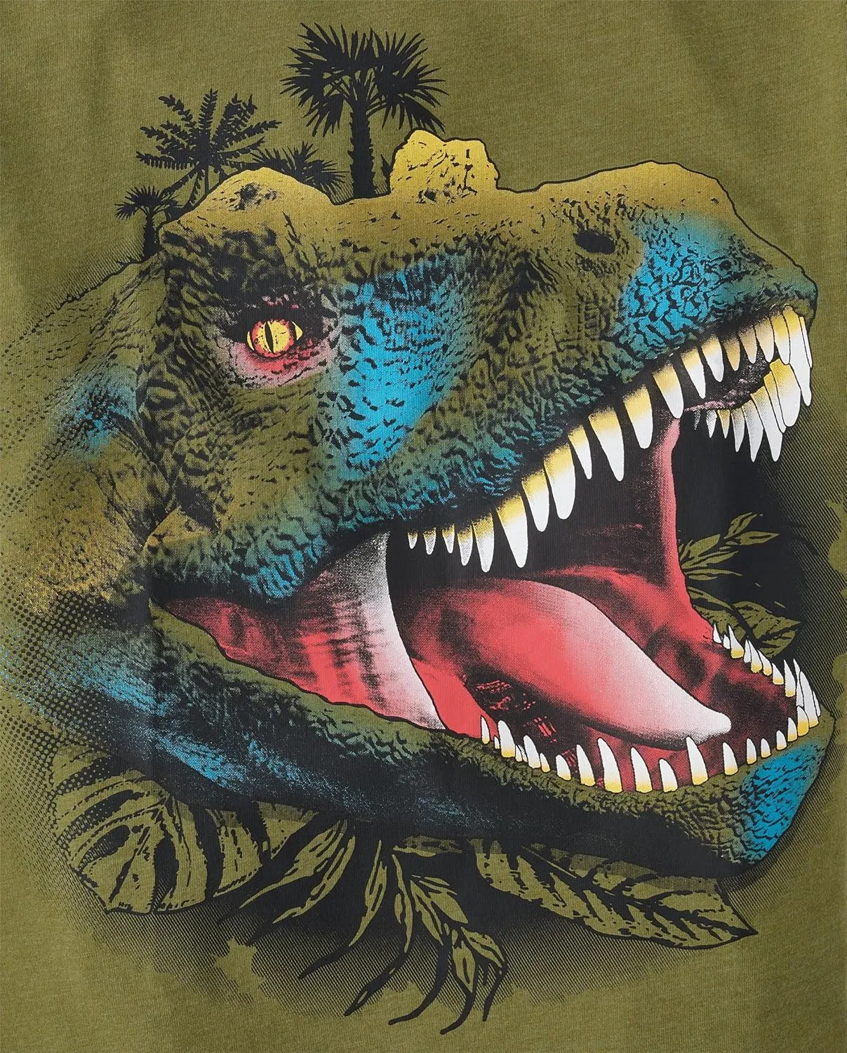 The Children's Place Boys' Dino Short Sleeve Graphic T-Shirts, Multipack