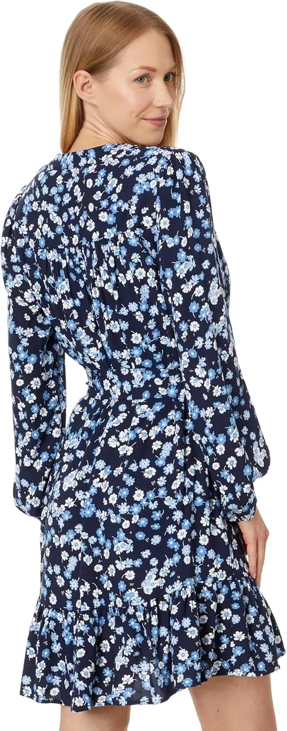 Tommy Hilfiger Women's Paisley Band Collar Dress