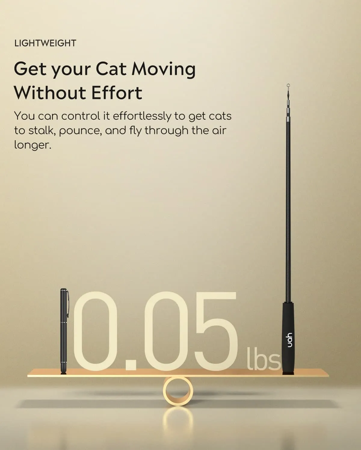 Uah Pet Cat Wand Toy