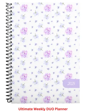 ULTIMATE WEEKLY DUO Planner 2025:  Lilacs