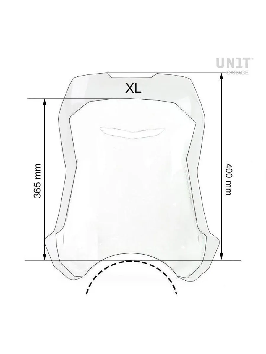 UNIT Garage Windshield with GPS support for Triumph Bonneville T120