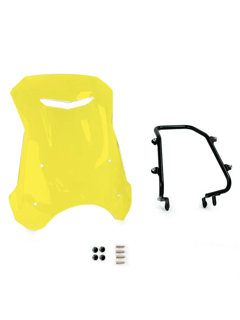 UNIT Garage Windshield with GPS support for Triumph Scrambler 1200 XC-XE-X
