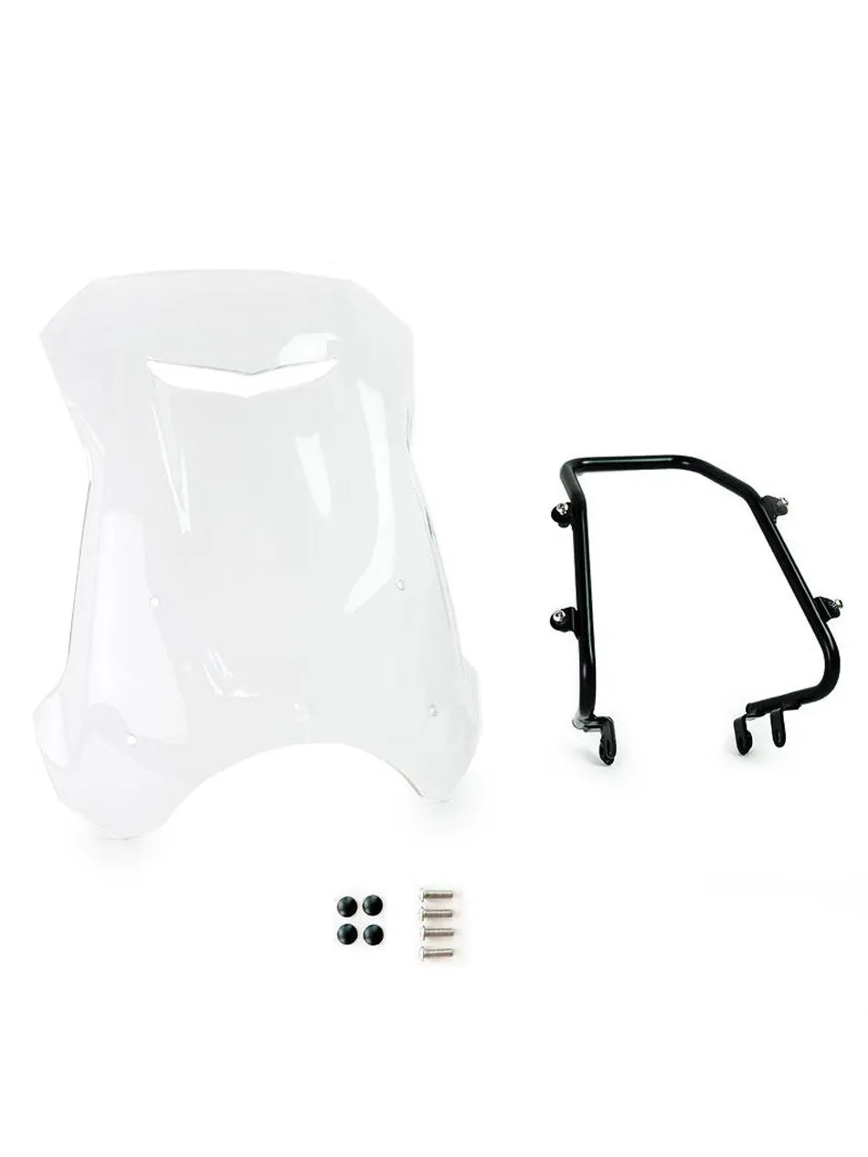 UNIT Garage Windshield with GPS support for Triumph Scrambler 1200 XC-XE-X