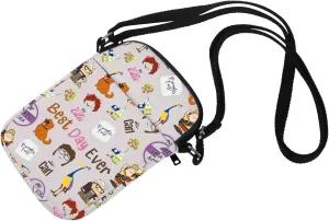 Up Movie Merchandise Up Movie Inspired Gift Best Day Ever Cosmetic Makeup Bag for Up Movie Lover (Crossbody bag)