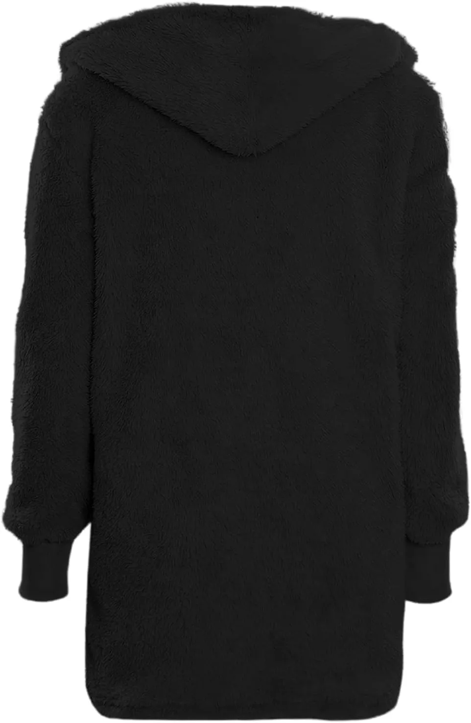 Vakkest Women's Sexy 3 Piece Pajamas Outfit Fuzzy Fleece Warm Sherpa Coat Jacket Outwear Spaghetti Strap Crop Top Shorts Set