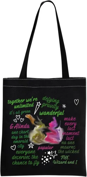 W Tote Bag W Musical Tote W Musical Merch W Quote W Fans Gift