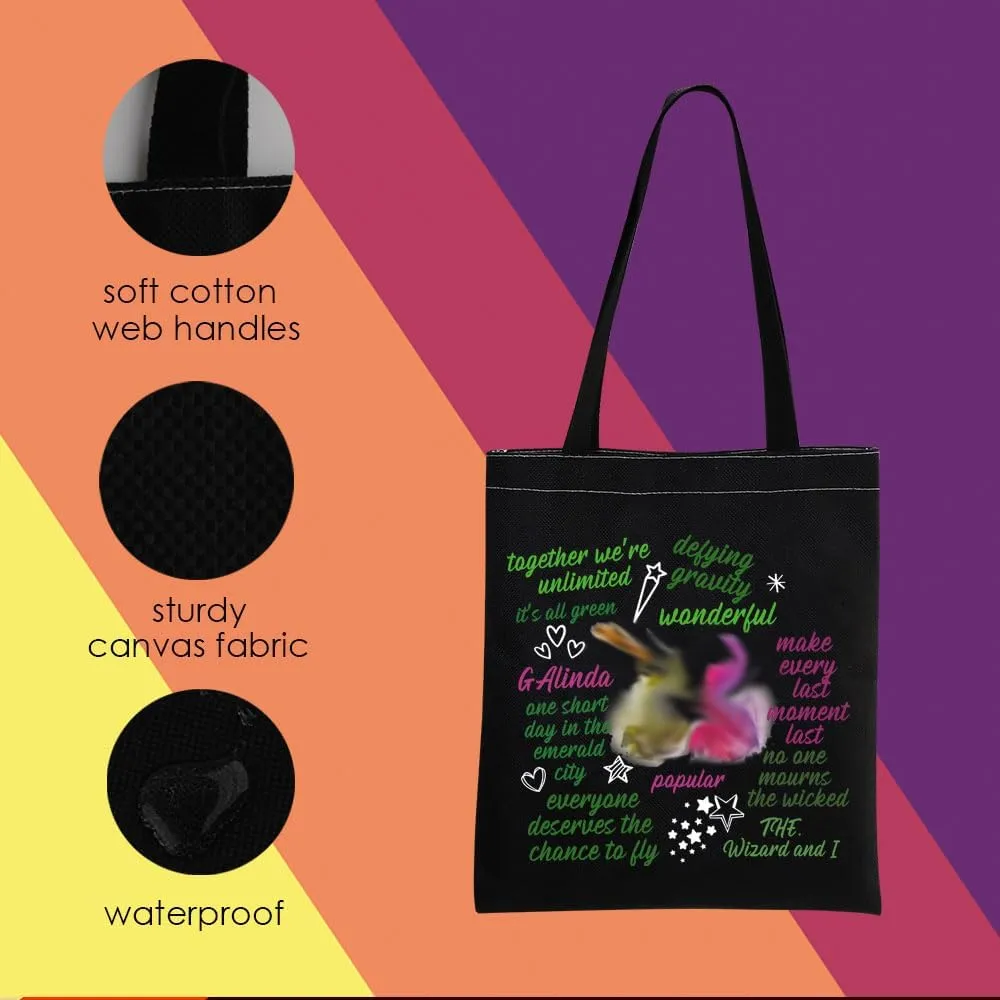 W Tote Bag W Musical Tote W Musical Merch W Quote W Fans Gift