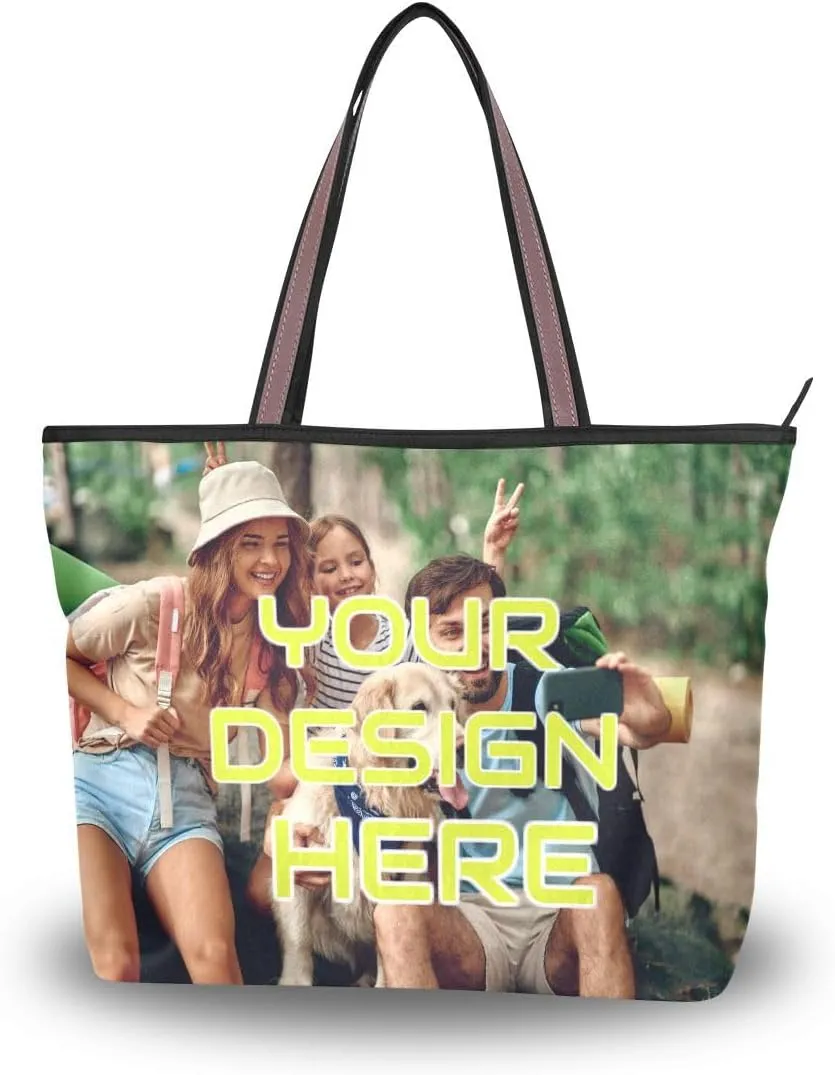 Watercolor Magic Gnomes Stars Handbags and Purse for Women Tote Bag Large Capacity Top Handle Shopper Shoulder Bag