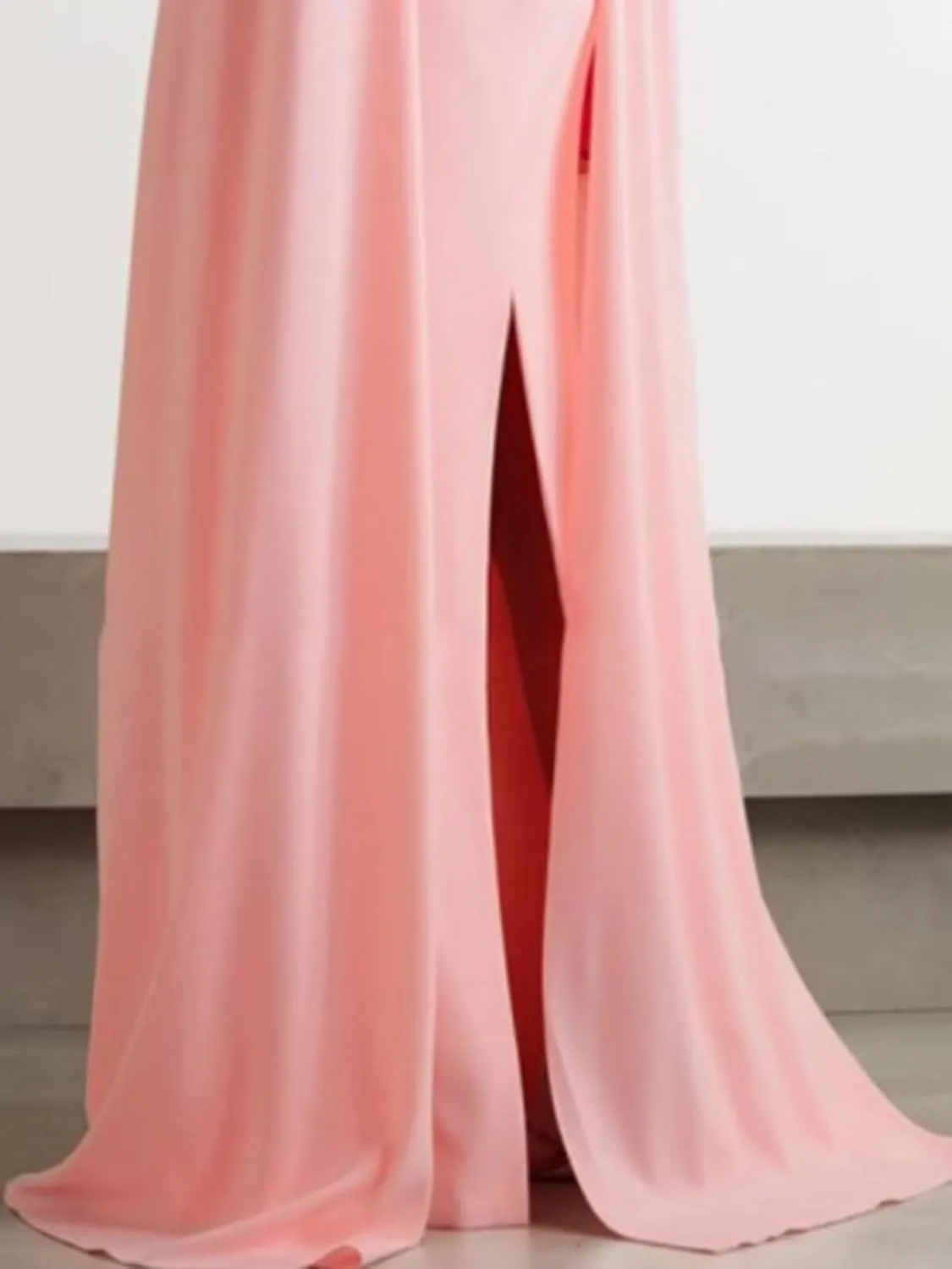 Women's Cape Sleeves Elegant Dress Square Collar Satin Long Sheath Formal Wedding Guest Dress with Back Slit