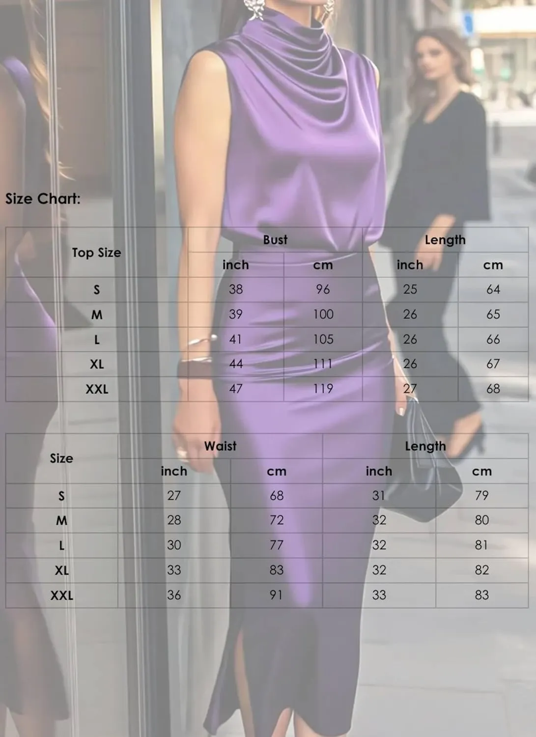 Womens Midi Dress Sleeveless Round Neck Purple Solid Color Two Piece Elegant Bodycon Spring Autumn Evening Party Dress