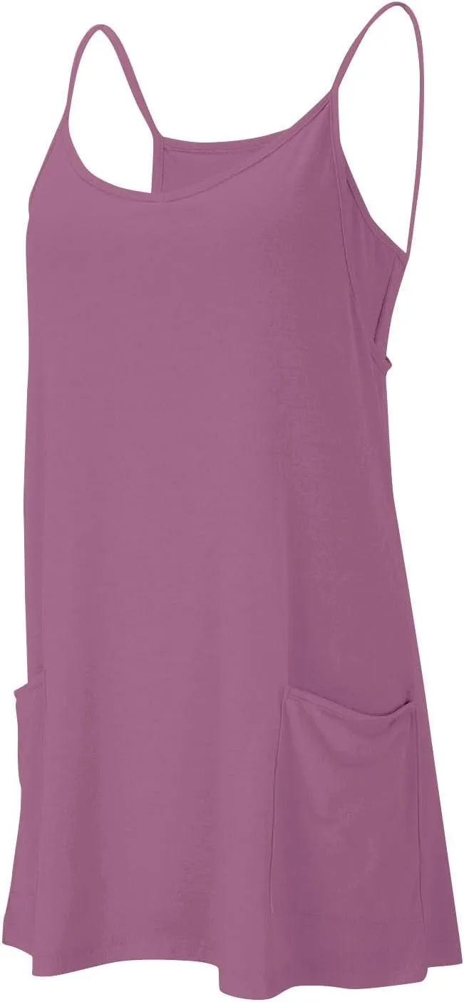 Womens Tennis Romper Dress Sleeveless Athletic Workout Dress with Built in Shorts Cute Mini Golf Dresses with Pockets