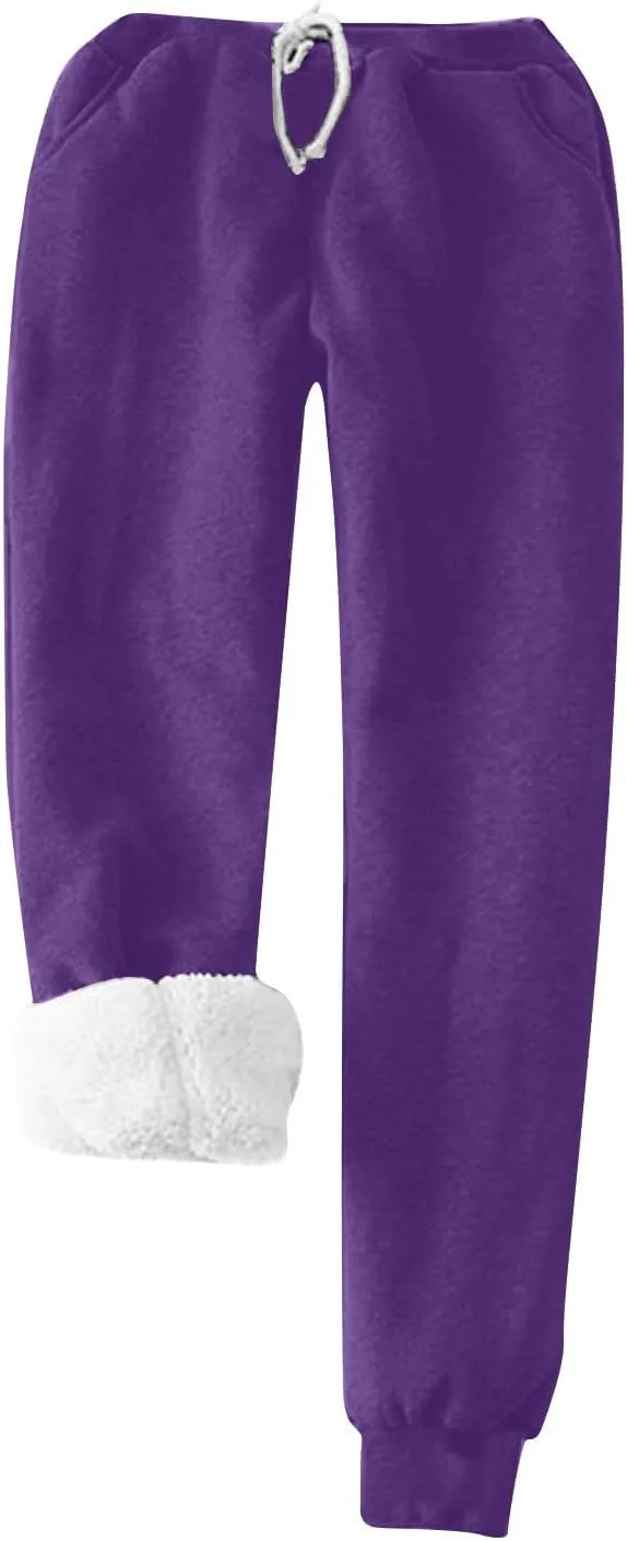 Yes I'm Still Freezing -Me 24:7 Sherpa Lined Loungewear Set for Women Fleece Sweatshirt &Sweatpant 2 Piece Outfits